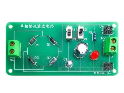 DIY Kit Single-phase Rectifier Filter Circuit Electronic Soldering Kits
